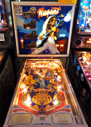 Ted Nugent Pinball Machine For Sale Stern Used 1978