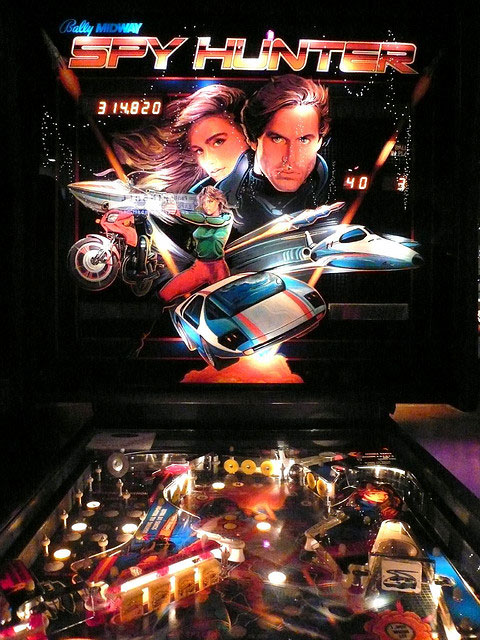 Bally Spy Hunter Pinball Machine For Sale
