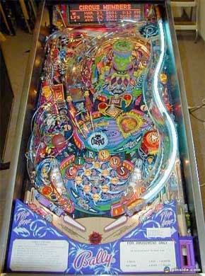 Cirqus Voltaire Pinball Machine For Sale