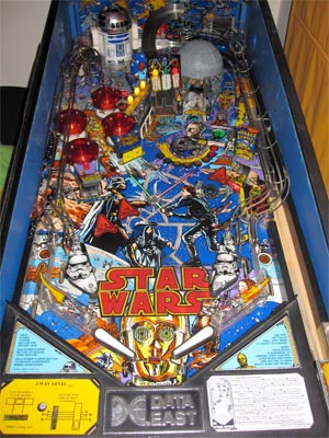 Star Wars Pinball Machine For Sale Data East 1992