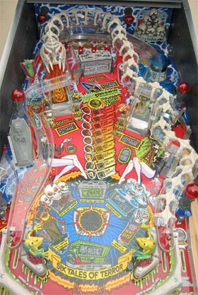 Scared Stiff Pinball Machine For Sale Midway Elvira