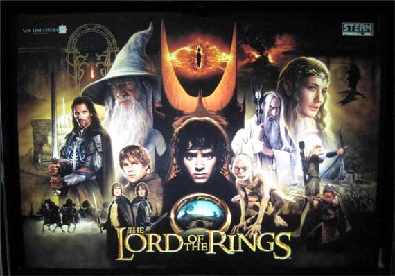 Lord of the Rings LOTR Pinball Machine For Sale