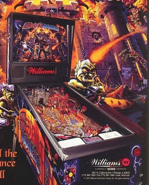 medieval madness pinball machine for sale