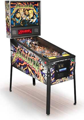 Metallica Pro Pinball Machine For Sale Roadcase Monster Stern