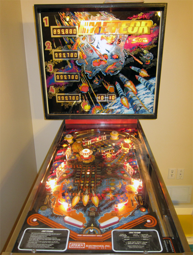 Meteor Pinball Machine For Sale Stern Used 1979