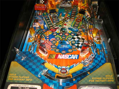 nascar pinball machine for sale