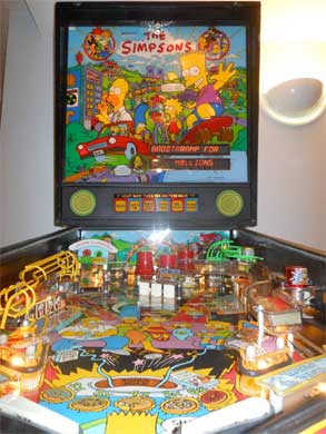 Simpsons Pinball Machine For Sale Data East 1990 Cheap