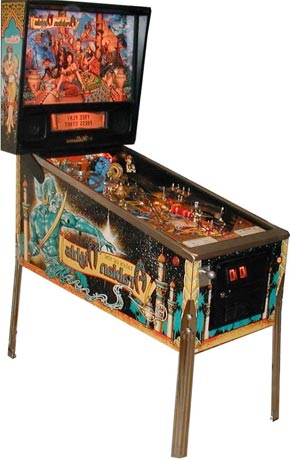 Tales of the Arabian Nights Pinball Machine For Sale Williams Genie