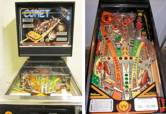 Comet Pinball Machine For Sale Williams